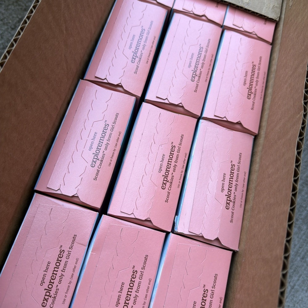 Exploremores New Flavor 2026 Girl Scout Cookies **FULL CASE 12 BOXES** 9/26 Exp